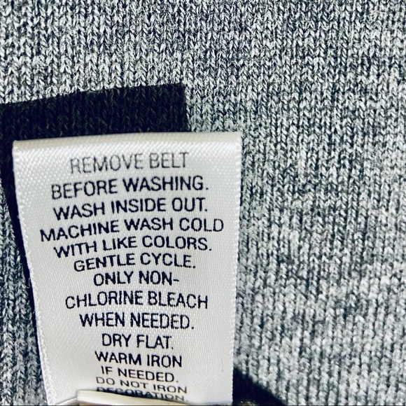 APT.9 Sequin Open Front Belted Cardigan - Picture 5 of 5